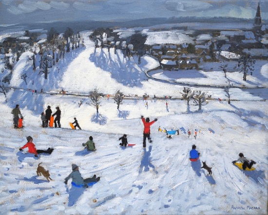 Winter Fun, Chatsworth a Andrew  Macara