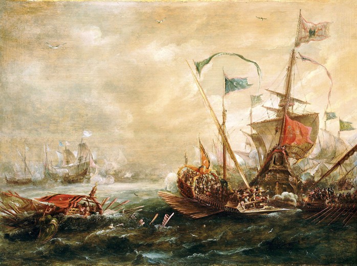 Spanish engagement with Barbary pirates a Andries van Eertvelt