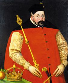 Portrait of Stephan Bathory of Poland a Andrzej Riehl il Giovane