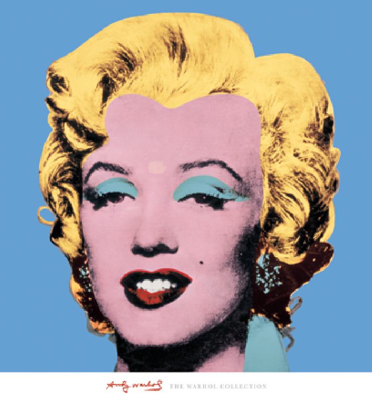 Shot - Blue Marilyn  - (AW-923) a Andy Warhol