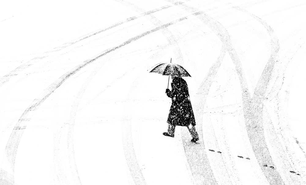 Mann mit Schirm /a man of umbrellaed a Anette Ohlendorf