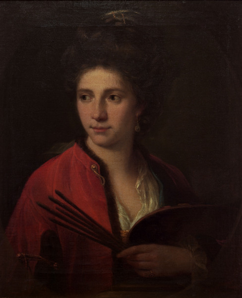 Angelika Kauffmann , Self-portrait 1773 a Angelica Kauffmann