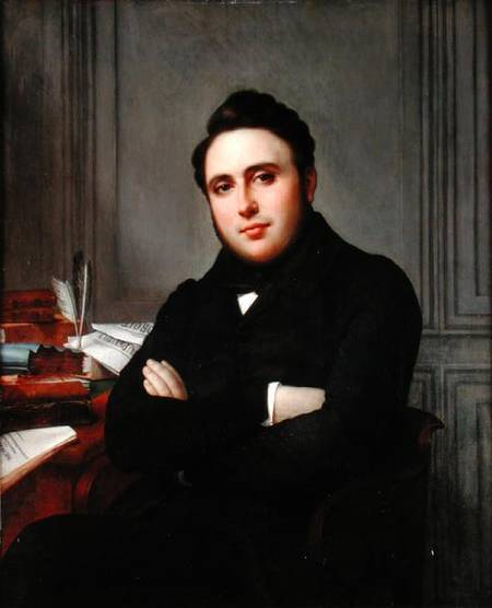Portrait of Alexandre Auguste Ledru-Rollin (1807-74) a Angelique Mongez