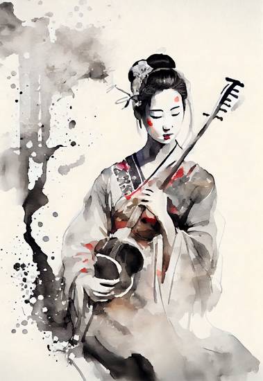 L\\\\\\\'arte del suono: la geisha e l\\\\\\\'armonia del violino