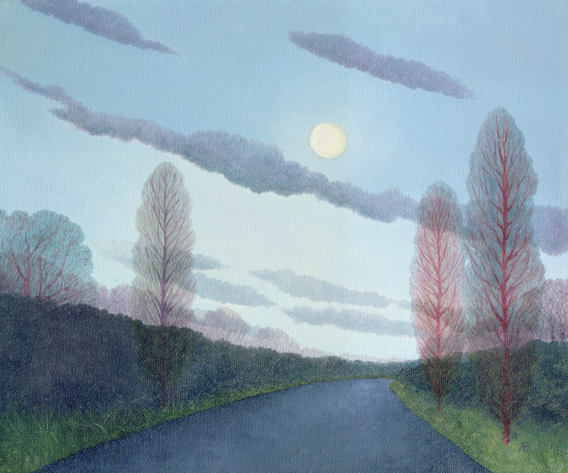 Pale Moon, 2002 (oil on canvas)  a Ann  Brain