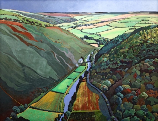 Coombe Valley Gate, Exmoor a Anna  Teasdale