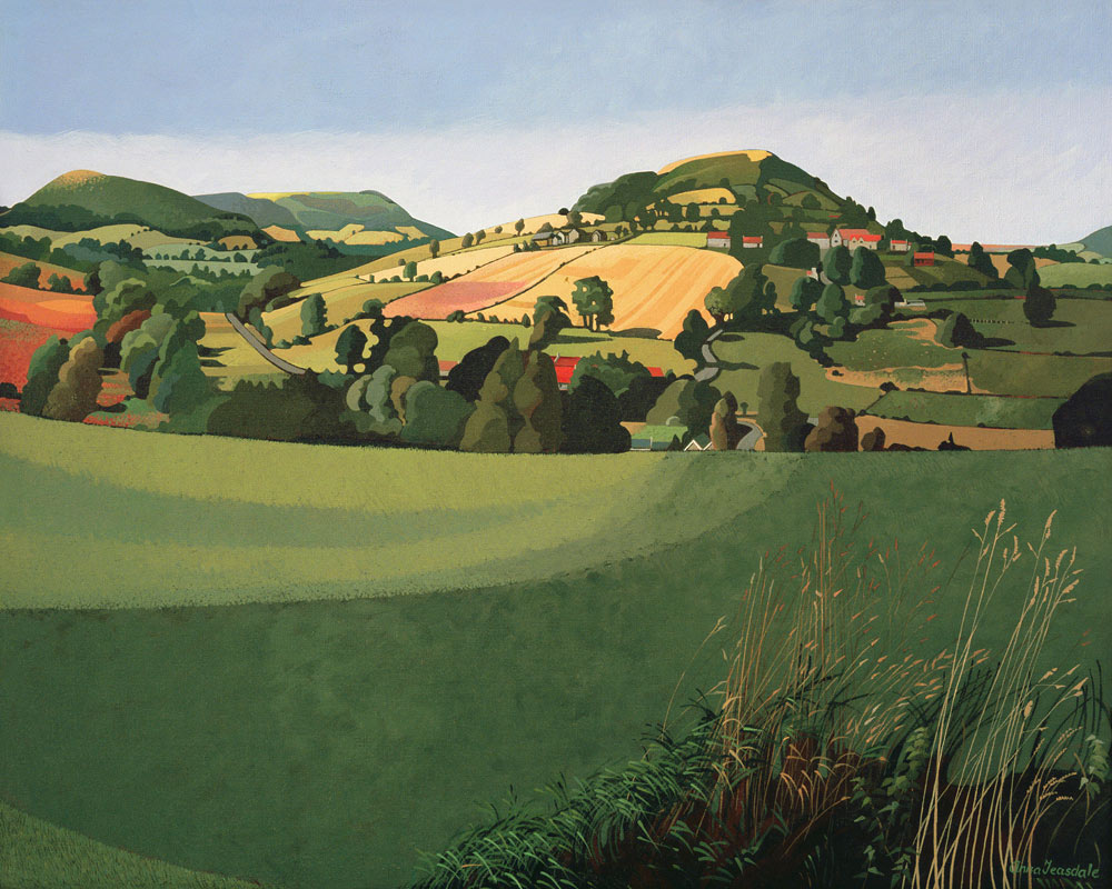 Hawnby, Yorkshire (oil on canvas)  a Anna  Teasdale