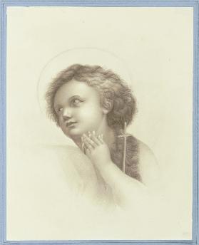 Betender Johannesknabe aus Raffaels Madonna della Seggiola