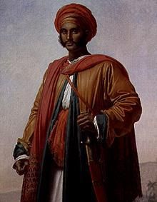 Portrait of an Indian. a Anne-Louis Girodet de Roucy-Trioson