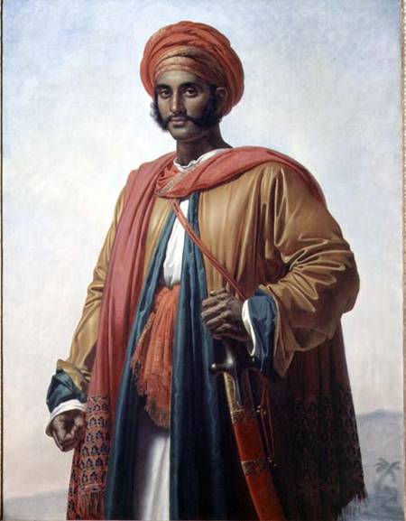 Portrait of an Indian a Anne-Louis Girodet de Roucy-Trioson