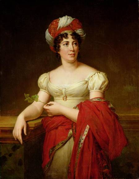 Portrait of Madame de Stael (1766-1817) a Anne-Louis Girodet de Roucy-Trioson