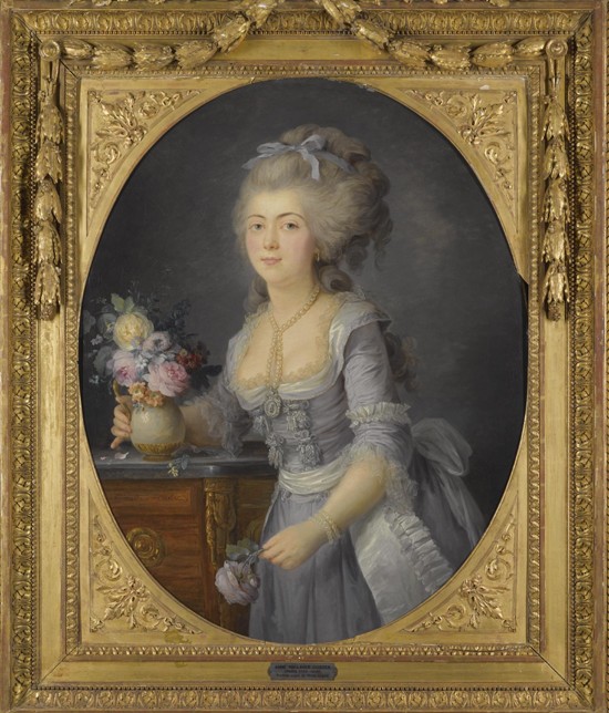 Portrait of Adélaïde Henriette Auguié (1758-1794) a Anne Vallayer-Coster