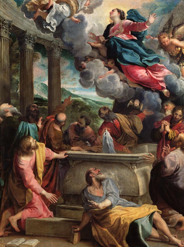 The Assumption of the Blessed Virgin Mary a Annibale Carracci