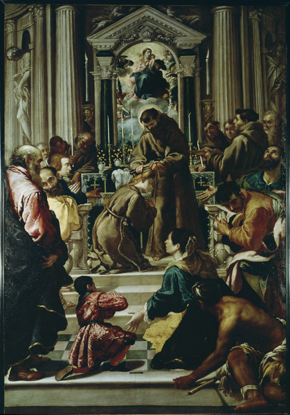A.Carracci, Franz und Klara von Assisi a Annibale Carracci