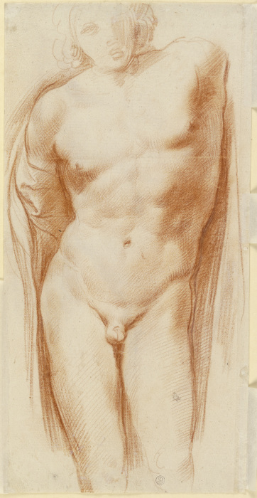 Nude of a boy a Annibale Carracci