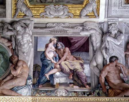 The 'Galleria di Carracci' (Carracci Hall) detail of Jupiter and Juno a Annibale Carracci