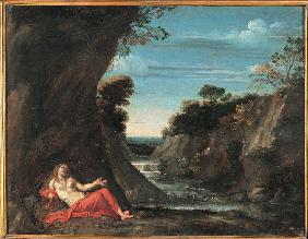 Landscape with the penitent Magdalene