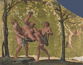 Silenus gathering Grapes