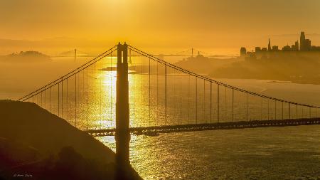 Golden Gate Bridge Sunrise