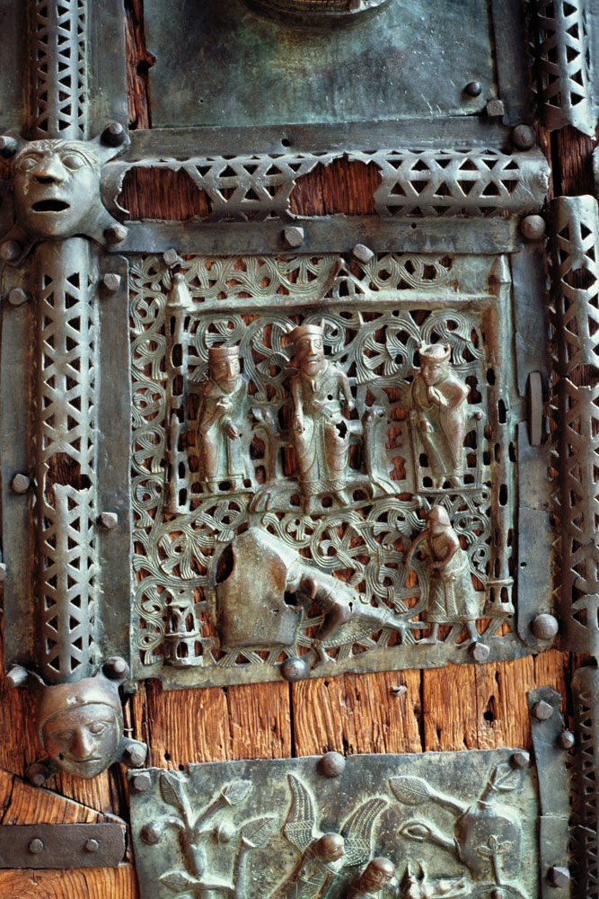 Panel from the right hand door of the portal a Anonym Romanisch