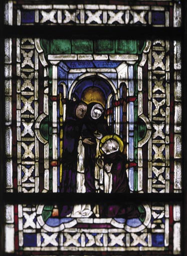 Assisi, Glasfenster, Antonius nimmt... a Anonimo, Haarlem