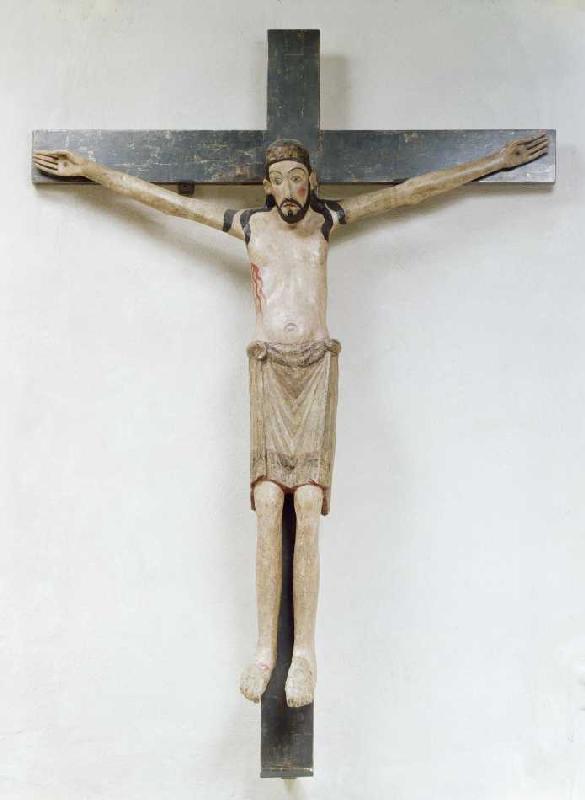 Kruzifix. 3. Viertel des 12. Jh. a Anonym Romanisch