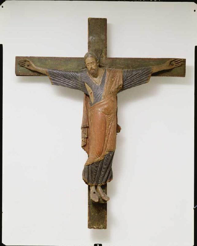 Kruzifix aus Erp. 2. Hälfte 12. Jh. a Anonym Romanisch