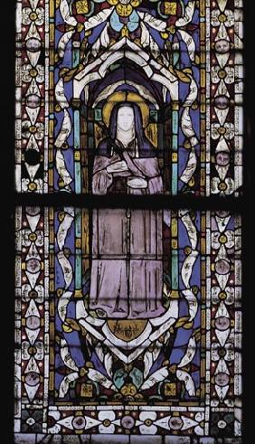Assisi, Glasfenster, Heilige Klara