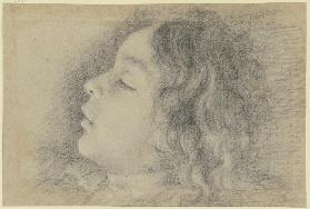 Head of a sleeping boy