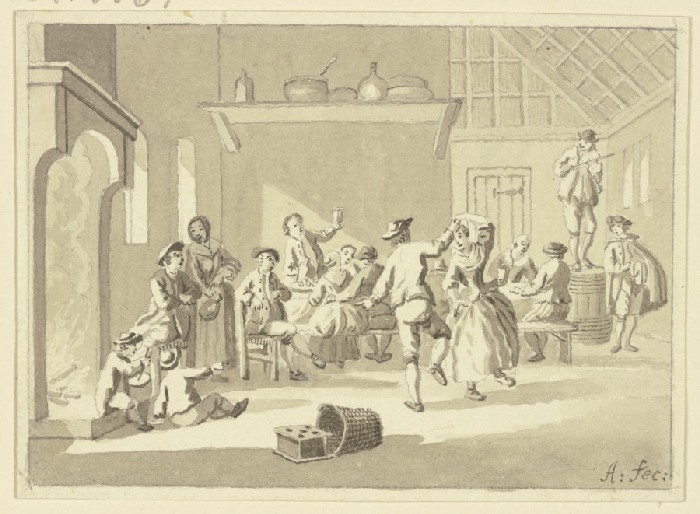 Dance in the tavern a Anonym