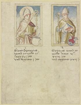 Zwei Bischöfe (St. Dyonisius und Socinus)