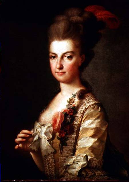 Archduchess Marie-Christine Habsburg-Lothringen (1742-98) wife of Duke Albert Sachsen-Teschen (1738- a Anonimo