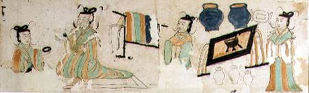 Ast.ii.1.02 + 03 Scenes of happiness in the future lives of the deceased, Astana a Anonimo