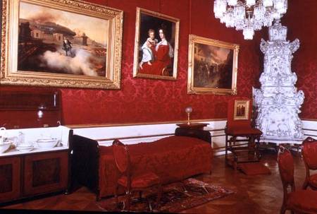 The Bedroom of Emperor Franz Joseph of Austria (1830-1916) a Anonimo