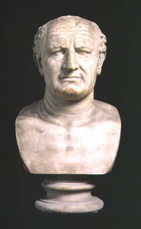 Bust of the Emperor Vespasian (Titus Flavius Vespasianus) (9-79) a Anonimo