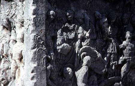 Detail from a relief panel on the Monument of the Julii a Anonimo