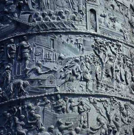 Detail from Trajan's Column a Anonimo