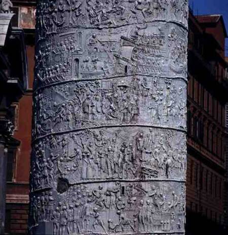 Detail of Trajan's Column a Anonimo