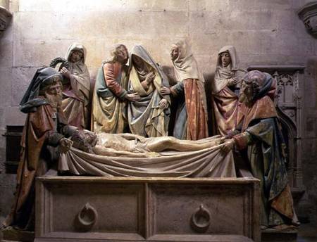 The Entombment a Anonimo