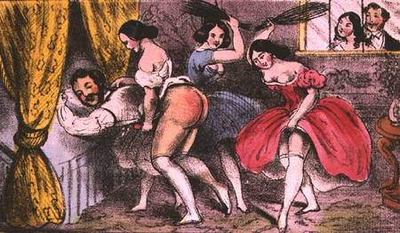 Exhibition of Female Flagellants, published by William Dugdale a Anonimo