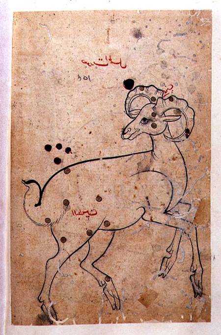 f.154a Aries, the Ram,Persian from Isfahan or Shiraz a Anonimo