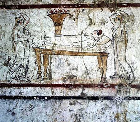 Fresco from the Tomb of Gaudio a Anonimo