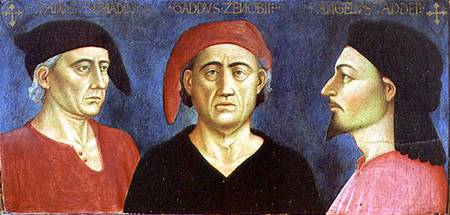 The Three Gaddi, Taddeo, Zenobi and Agnolo or Angelo a Anonimo