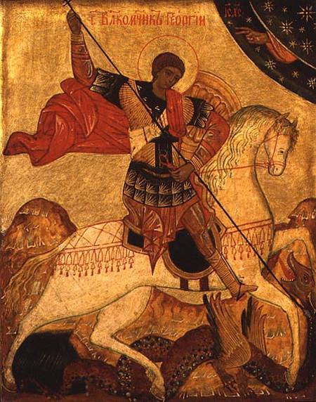 St. GeorgeRussian icon a Anonimo