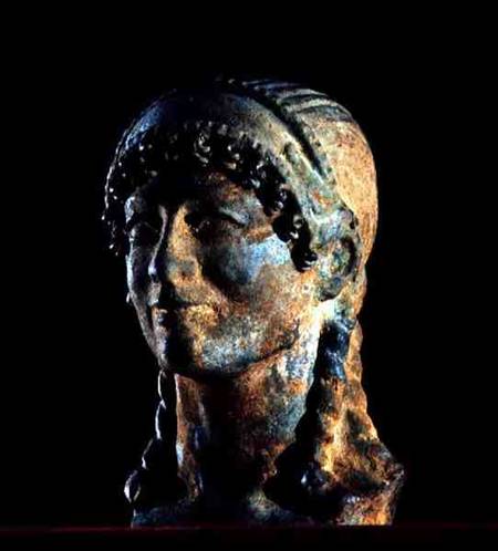 Head of an Etruscan Woman a Anonimo