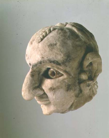 Head of a Manprobably from Mari a Anonimo