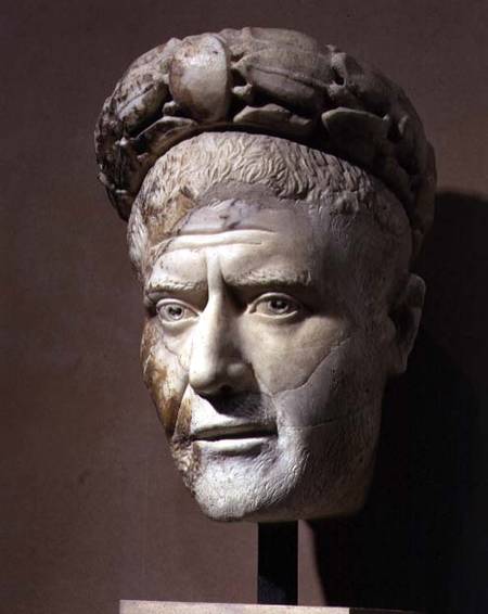 Head of Philip the Arab Roman Emperor (244-249) a Anonimo