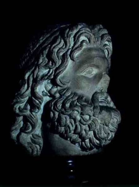 Head of Zeus found at Troy a Anonimo