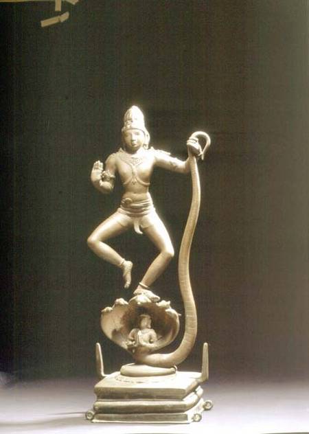 Kaliyakrishna, bronze, Chola a Anonimo