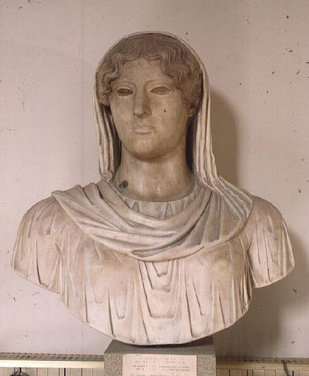Marble head of AphroditeSasendra di Caiamide a Anonimo